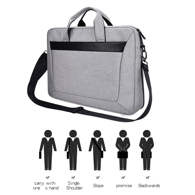 Frendorf | DJ06 Oxford-Stoff Wasserdicht Tragbar Abriebfest Erweiterbare Laptop-Tasche für 14,1 Zoll Laptops, mit abnehmbaren Schultergurt (Rosa)