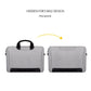 Frendorf | DJ08 Oxford-Stoff Wasserdicht Abriebfeste Laptop-Tasche für 13,3 Zoll Laptops, mit verdecktem Griff & Gepäck-Anhänge-Rod & verstellbarem Schultergurt (Rosa)