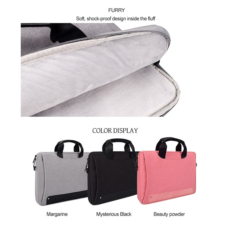 Frendorf | DJ08 Oxford-Stoff Wasserdicht Abriebfeste Laptop-Tasche für 13,3 Zoll Laptops, mit verdecktem Griff & Gepäck-Anhänge-Rod & verstellbarem Schultergurt (Rosa)