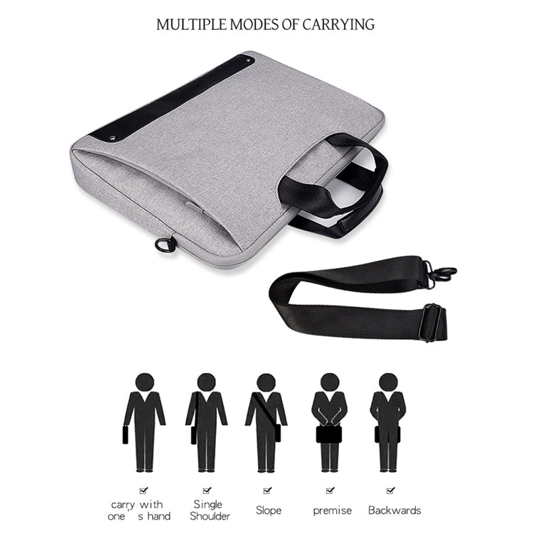 Frendorf | DJ08 Oxford-Stoff Wasserdicht Abriebfeste Laptop-Tasche für 13,3 Zoll Laptops, mit verdecktem Griff & Gepäck-Anhänge-Rod & verstellbarem Schultergurt (Rosa)