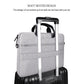 Frendorf | DJ08 Oxford-Stoff Wasserdicht Abriebfeste Laptop-Tasche für 13,3 Zoll Laptops, mit verdecktem Griff & Gepäck-Anhänge-Rod & verstellbarem Schultergurt (Rosa)