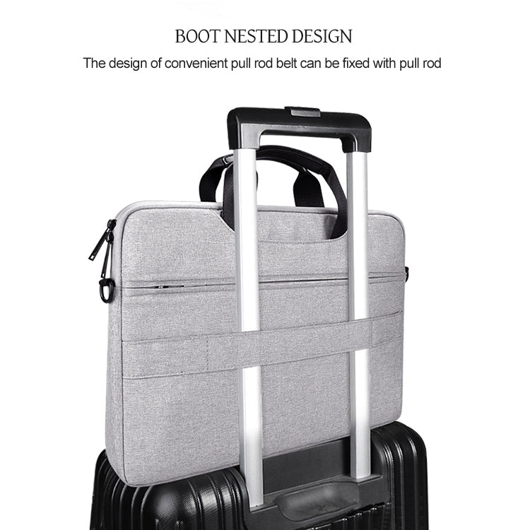 Frendorf | DJ08 Oxford-Stoff Wasserdicht Abriebfeste Laptop-Tasche für 13,3 Zoll Laptops, mit verdecktem Griff & Gepäck-Anhänge-Rod & verstellbarem Schultergurt (Rosa)