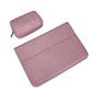 Frendorf | PU01S PU-Leder Horizontale Unsichtbare Magnetverschluss Laptop Innentasche für 15,4 Zoll Laptops, mit kleiner Tasche (Rosa)