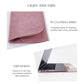 Frendorf | PU01S PU-Leder Horizontale Unsichtbare Magnetverschluss Laptop Innentasche für 15,4 Zoll Laptops, mit kleiner Tasche (Rosa)
