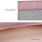 Frendorf | PU01S PU-Leder Horizontale Unsichtbare Magnetverschluss Laptop Innentasche für 15,4 Zoll Laptops, mit kleiner Tasche (Rosa)