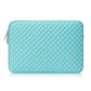 Frendorf | Diamant Textuur Laptop Liner Tas, Maat: 14-15.4 inch (Mint Groen)