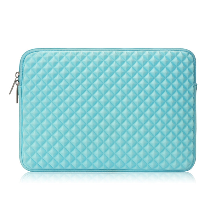 Frendorf | Diamant Textuur Laptop Liner Tas, Maat: 14-15.4 inch (Mint Groen)