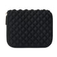 Frendorf | Diamond Texture Laptop Power Bag, Größe: 16 x 13 x 1,5 cm (Schwarz)
