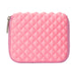 Frendorf | Diamanttextur Laptop Power Tasche, Größe: 16 x 13 x 1,5 cm (Rosa)