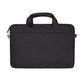 Frendorf | 13,3 Zoll atmungsaktive, verschleißfeste modische Business Schulterhandheld-Reißverschluss-Laptoptasche mit Schultergurt (Schwarz)