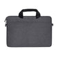 Frendorf | 13,3 Zoll Atmungsaktive Abriebfeste Mode Business Schulter Handheld Reißverschluss Laptop Tasche mit Schultergurt (Dunkelgrau)