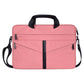 Frendorf | 13,3 Zoll Atmungsaktive Verschleißfeste Modische Business Schulter Handheld Reißverschluss Laptop Tasche mit Schultergurt (Rosa)