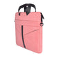 Frendorf | 13,3 Zoll Atmungsaktive Verschleißfeste Modische Business Schulter Handheld Reißverschluss Laptop Tasche mit Schultergurt (Rosa)