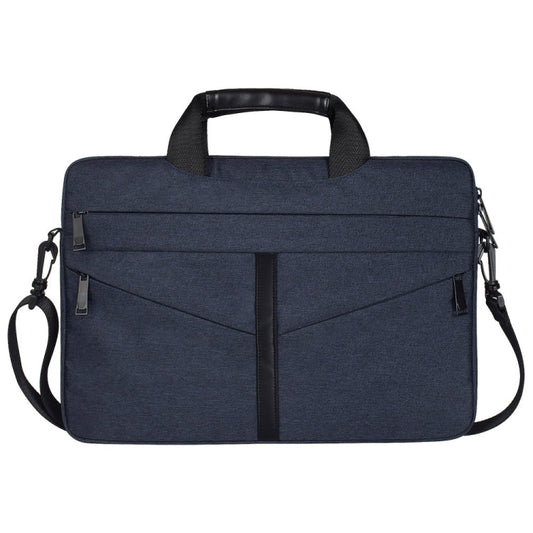Frendorf | 15,6 Zoll Atmungsaktive Abriebfeste Mode Business Schulter Tragetasche Mit Schultergurt (Navy Blau)