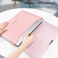 Frendorf | 4 in 1 Universal Laptop Halter PU Wasserdicht Schutz Handgelenk Laptop Tasche, Größe: 17 Zoll (Roségold)