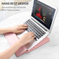 Frendorf | 4 in 1 Universal Laptop Halter PU Wasserdicht Schutz Handgelenk Laptop Tasche, Größe: 17 Zoll (Roségold)