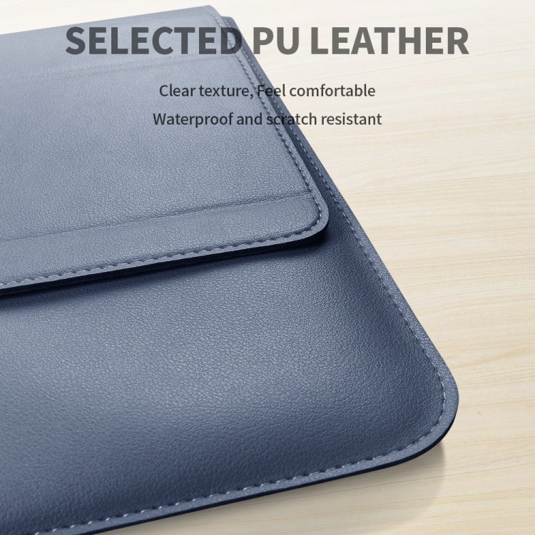 Frendorf | 4 in 1 Universal Laptop Halter PU Wasserdicht Schutz Handgelenk Laptop Tasche, Größe: 17 Zoll (Roségold)