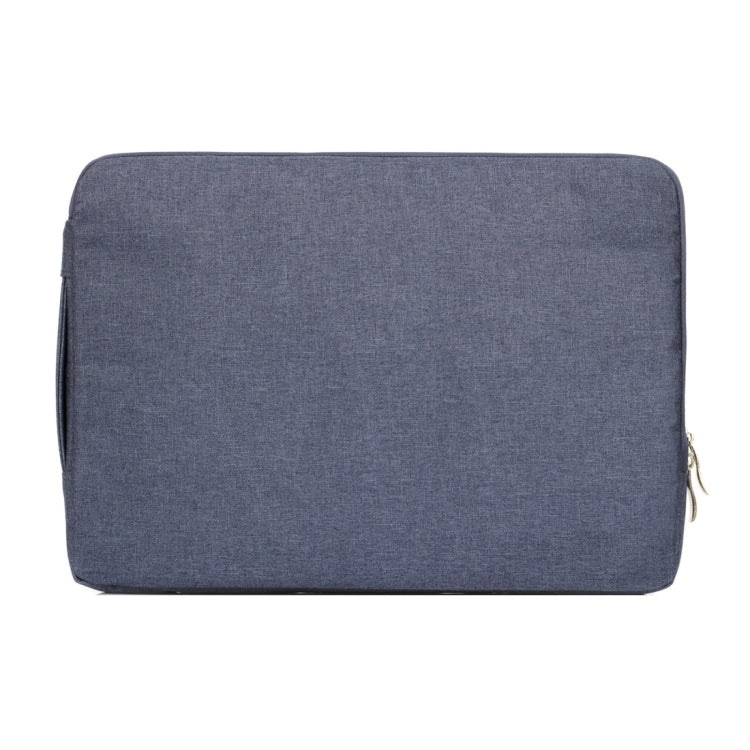 Frendorf | 11,6 Zoll Universal Fashion Soft Laptop Denim Taschen Tragbare Reißverschluss Notebook Laptop Hülle Tasche für MacBook Air, Lenovo und andere Laptops, Größe: 32,2x21,8x2cm (Dunkelblau)