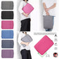 Frendorf | 11,6 Zoll Universal Fashion Soft Laptop Denim Taschen Tragbare Reißverschluss Notebook Laptop Hülle Tasche für MacBook Air, Lenovo und andere Laptops, Größe: 32,2x21,8x2cm (Dunkelblau)