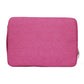 Frendorf | 11,6 Zoll Universal Fashion Soft Laptop Denim Taschen Tragbare Reißverschluss Notebook Laptop Hülle Pouch für MacBook Air, Lenovo und andere Laptops, Größe: 32,2x21,8x2cm (Magenta)