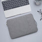 Frendorf | 15.4 Zoll Universelle Mode Weiche Laptop Denim Taschen Tragbare Reißverschluss Notebook Laptop Hülle Tasche für MacBook Air / Pro, Lenovo und andere Laptops, Größe: 39.2x28.5x2cm (Grau)