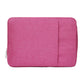 Frendorf | 15,4 Zoll Universal Fashion Soft Laptop Denim Taschen Tragbare Reißverschluss Notebook Laptop Hülle Tasche für MacBook Air / Pro, Lenovo und andere Laptops, Größe: 39,2x28,5x2cm (Magenta)