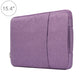 Frendorf | 15.4 Zoll Universal Fashion Weiche Laptop Denim Taschen Tragbare Reißverschluss Notebook Laptop Hülle Tasche für MacBook Air / Pro, Lenovo und andere Laptops, Größe: 39,2x28,5x2cm (Lila)