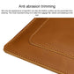Frendorf | Universele Echte Leren Zakelijke Rits Laptop Tablet Tas Voor 13 inch en Lager (Geel)