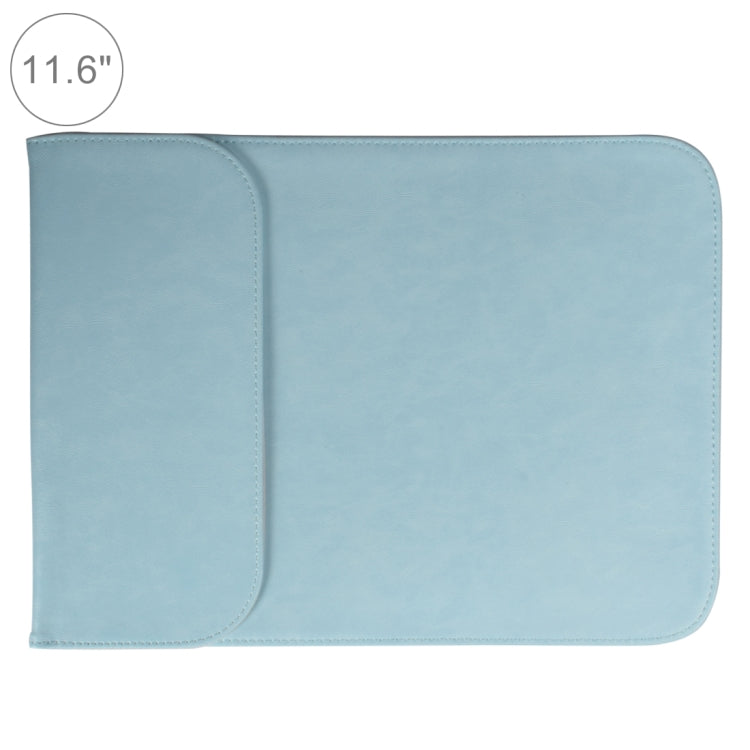 Frendorf | 11,6 Zoll PU + Nylon Laptop Tasche Hülle Notebook Tragetasche, Für MacBook, Samsung, Xiaomi, Lenovo, Sony, DELL, ASUS, HP (Blau)