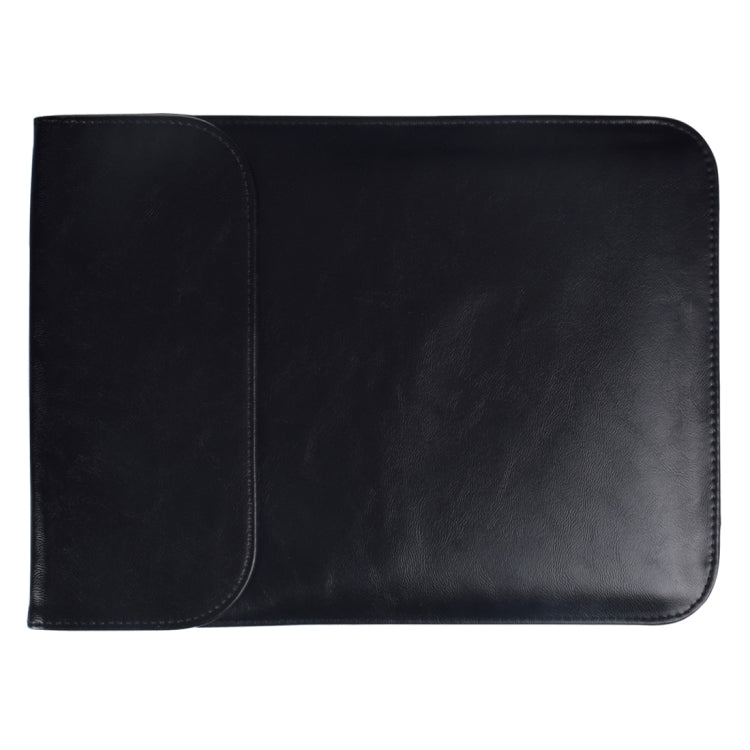 Frendorf | 13,3 Zoll PU + Nylon Laptop Tasche Hülle Notebook Tragetasche, Für MacBook, Samsung, Xiaomi, Lenovo, Sony, DELL, ASUS, HP (Schwarz)