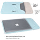 Frendorf | 13,3 Zoll PU + Nylon Laptop Tasche Hülle Sleeve Notebook Tragetasche, Für MacBook, Samsung, Xiaomi, Lenovo, Sony, DELL, ASUS, HP (Grau)