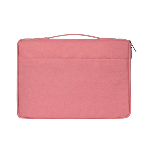Frendorf | 13,3 Zoll Mode Casual Polyester + Nylon Laptop-Handtasche Aktenkoffer Notebook-Hülle, für Macbook, Samsung, Lenovo, Xiaomi, Sony, DELL, CHUWI, ASUS, HP (Pink)