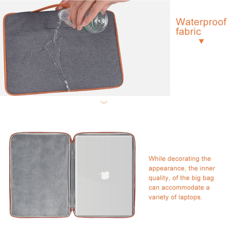 Frendorf | 13,3 Zoll Mode Casual Polyester + Nylon Laptop-Handtasche Aktenkoffer Notebook-Hülle, für Macbook, Samsung, Lenovo, Xiaomi, Sony, DELL, CHUWI, ASUS, HP (Pink)