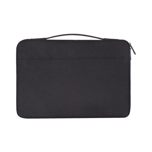 Frendorf | 15,6 Zoll Fashion Casual Polyester + Nylon Laptop Handtasche Aktentasche Notebook Hülle, Für Macbook, Samsung, Lenovo, Xiaomi, Sony, DELL, CHUWI, ASUS, HP(Schwarz)
