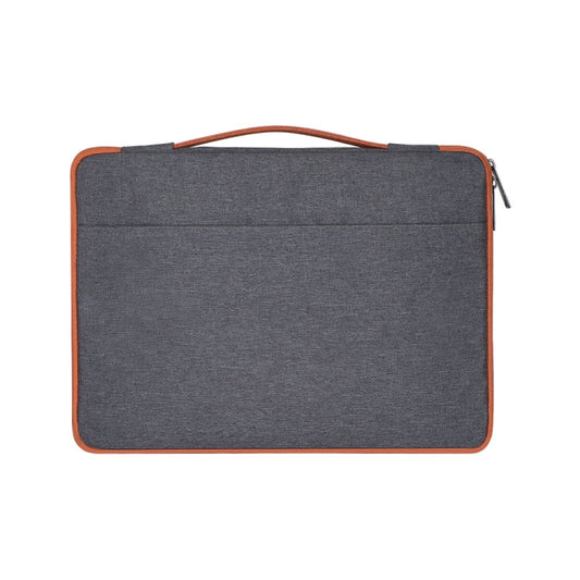 Frendorf | 15,6 Zoll Fashion Casual Polyester + Nylon Laptop Handtasche Aktentasche Notebook Hülle, Für Macbook, Samsung, Lenovo, Xiaomi, Sony, DELL, CHUWI, ASUS, HP(Grau)