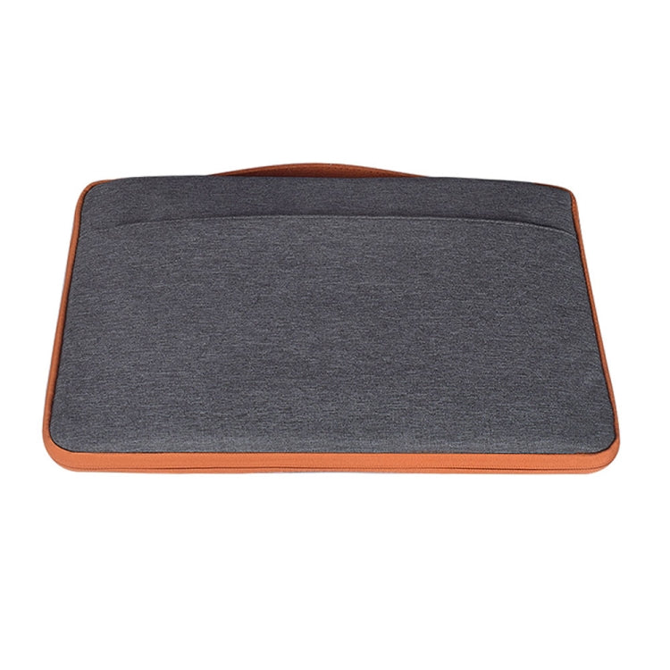 Frendorf | 15,6 Zoll Fashion Casual Polyester + Nylon Laptop Handtasche Aktentasche Notebook Hülle, Für Macbook, Samsung, Lenovo, Xiaomi, Sony, DELL, CHUWI, ASUS, HP(Grau)