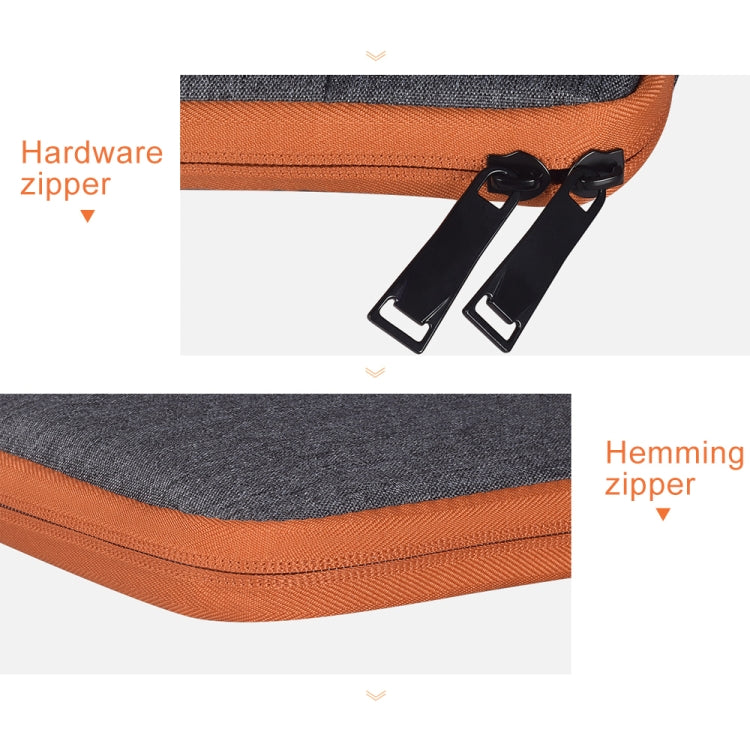 Frendorf | 15,6 Zoll Fashion Casual Polyester + Nylon Laptop Handtasche Aktentasche Notebook Hülle, Für Macbook, Samsung, Lenovo, Xiaomi, Sony, DELL, CHUWI, ASUS, HP(Grau)