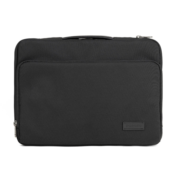 Frendorf | POFOKO E550 15.6 Zoll Tragbare Wasserdichte Polyester Laptop Handtasche (Schwarz)