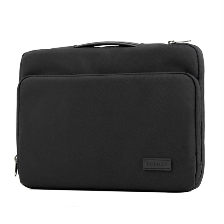Frendorf | POFOKO E550 15.6 Zoll Tragbare Wasserdichte Polyester Laptop Handtasche (Schwarz)