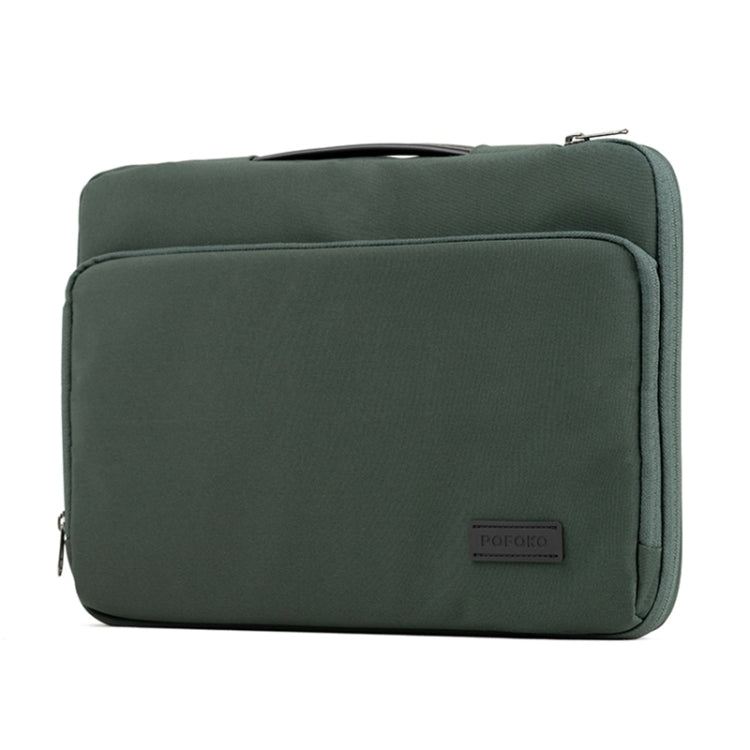 Frendorf | POFOKO E550 15,6 Zoll Tragbare Wasserdichte Polyester Laptop Handtasche (Grün)