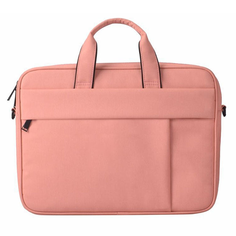 Frendorf | DJ03 Waterproof Anti-Kratzer Anti-Diebstahl Ein-Schulter Handtasche für 13,3 Zoll Laptops, mit Koffer-Gurt (Pink)