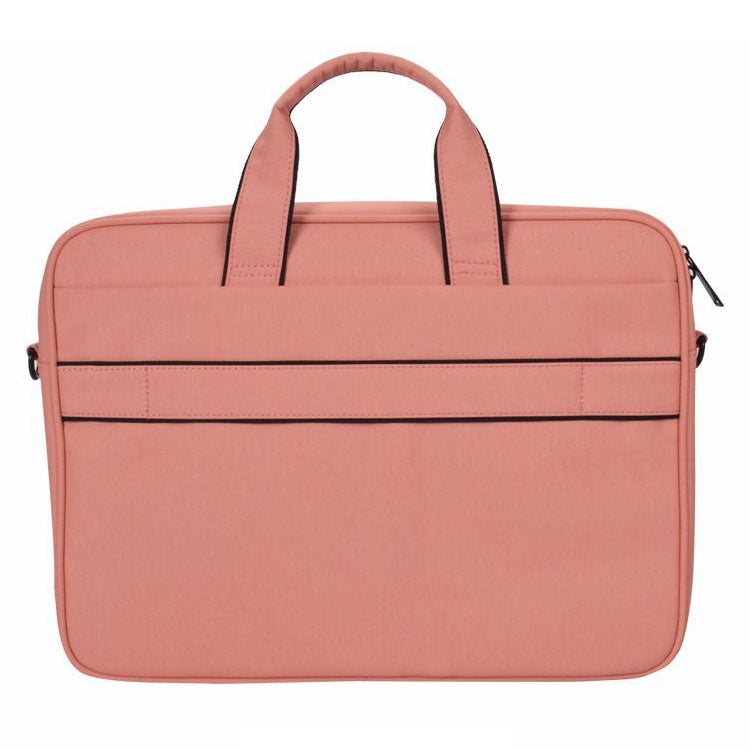 Frendorf | DJ03 Waterproof Anti-Kratzer Anti-Diebstahl Ein-Schulter Handtasche für 13,3 Zoll Laptops, mit Koffer-Gurt (Pink)