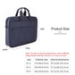 Frendorf | DJ03 Wasserfest Anti-Kratzer Diebstahlschutz Ein-Schulter Handtasche für 13,3 Zoll Laptops, mit Kofferband (Marineblau)