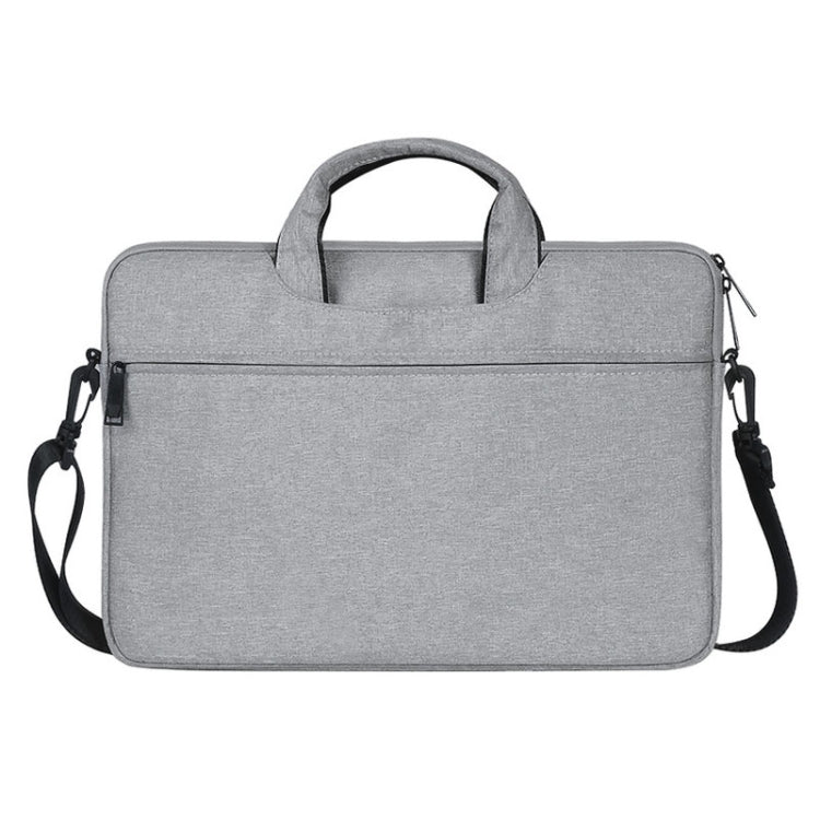 Frendorf | ST01S Wasserdicht Oxford Stoff Versteckte Tragbare Trage-One-Shoulder Handtasche für 14.1 Zoll Laptops (Hellgrau)