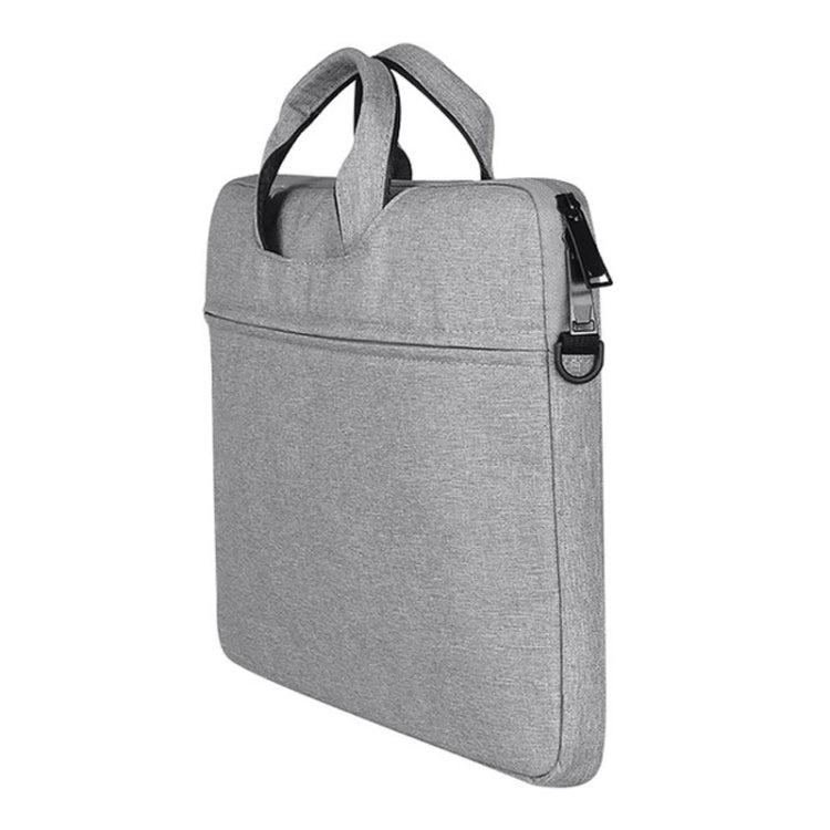 Frendorf | ST01S Wasserdicht Oxford Stoff Versteckte Tragbare Trage-One-Shoulder Handtasche für 14.1 Zoll Laptops (Hellgrau)