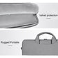 Frendorf | ST01S Wasserdicht Oxford Stoff Versteckte Tragbare Trage-One-Shoulder Handtasche für 14.1 Zoll Laptops (Hellgrau)