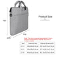 Frendorf | ST01S Wasserdicht Oxford Stoff Versteckte Tragbare Trage-One-Shoulder Handtasche für 14.1 Zoll Laptops (Hellgrau)