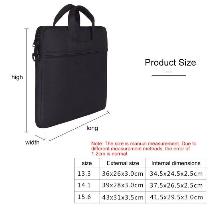 Frendorf | ST01S Wasserdichtes Oxford-Gewebe Versteckte Tragbare Tragegurt Einzelschulter Handtasche für 15,6 Zoll Laptops (Marineblau)