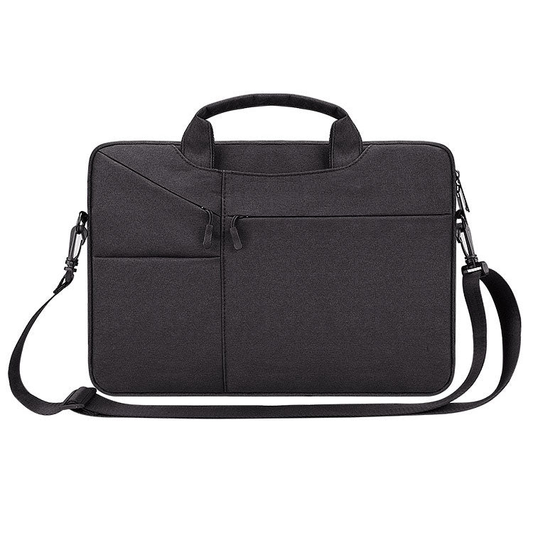 Frendorf | ST02S Wasserdicht Reißfest Versteckte Tragbare Schultertasche für 13,3 Zoll Laptops, mit Kofferband (Schwarz)