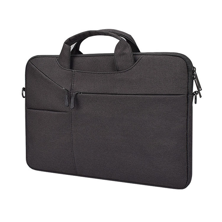 Frendorf | ST02S Wasserdicht Reißfest Versteckte Tragbare Schultertasche für 13,3 Zoll Laptops, mit Kofferband (Schwarz)